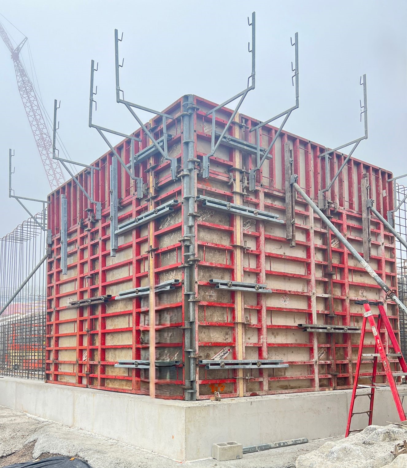 Specialized formwork equipment for Toronto projects